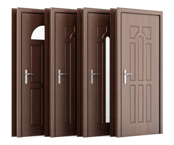 istock four wooden doors isolated on white background 1018378096