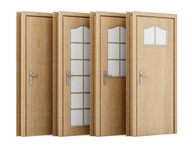 istock four wooden doors isolated on white background 1018378136