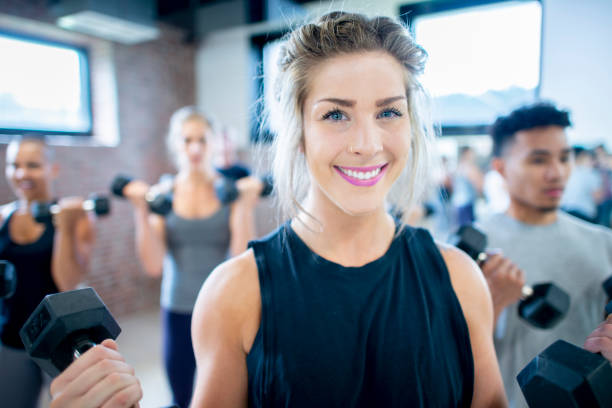 istock Fit woman potrait 1018393406