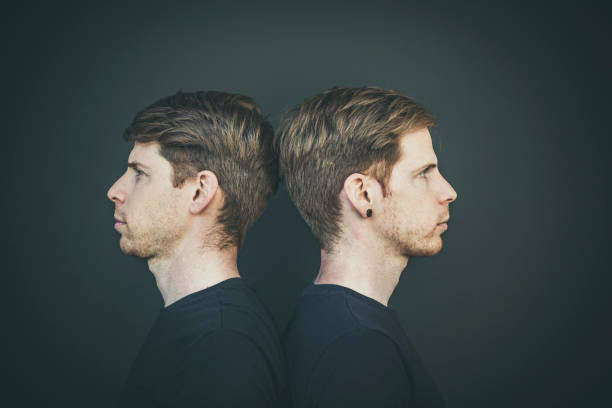 istock head to head, twin brothers portrait 1018397756
