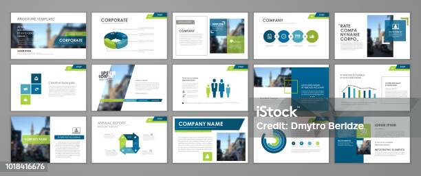 Presentation Flyer Set Stock Illustration - Download Image Now - Template, Slide Show Presentation Software, Infographic