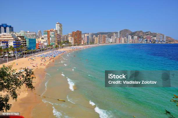 Levante Beach Benidorm Spain Stock Photo - Download Image Now - Benidorm, Spain, Alicante