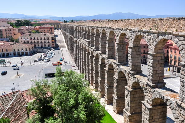 istock Aqueduct of Segovia, Spain 1018427536