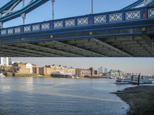 istock Under Queen Tower Bridge view, London 1018432686