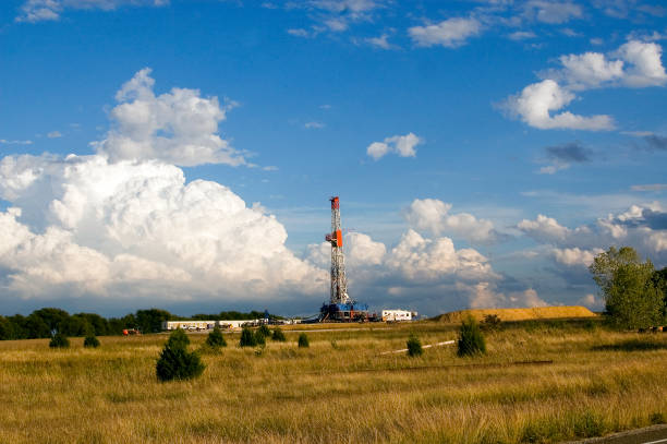 Passing Storm stock photo