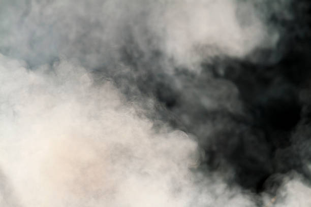 istock smoke from a barbecue that illuminated the sun comes 1018445560