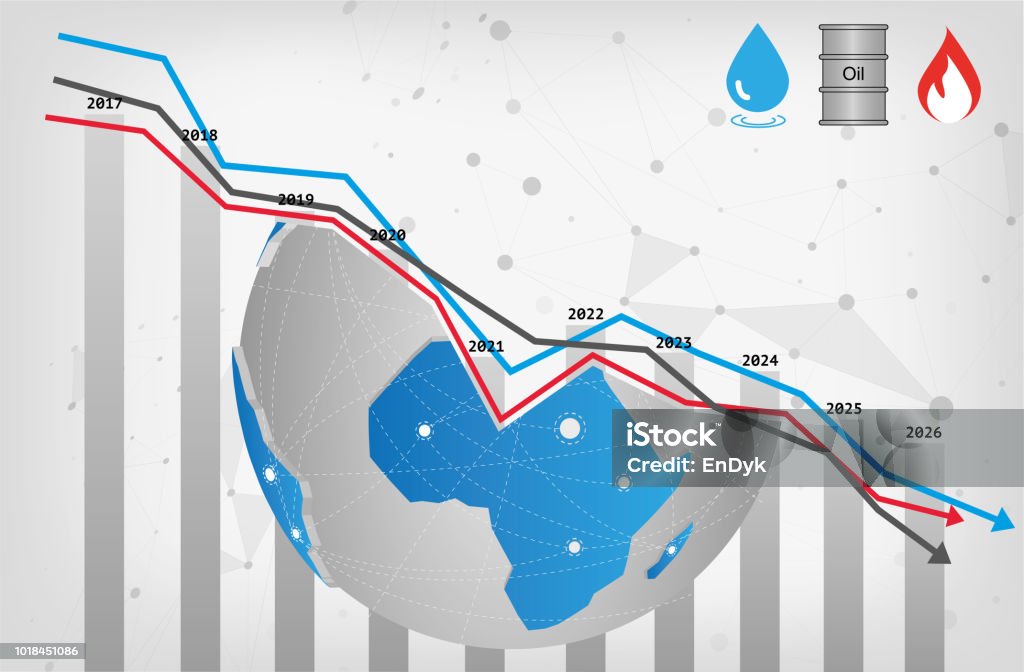 World Crisis Vector Graph Stock Illustration - Download Image Now ...