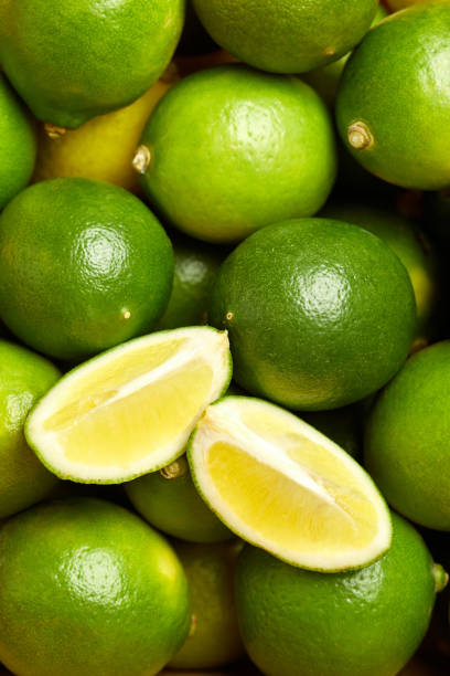 istock Bunch of fresh green limes 1018458216
