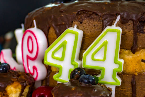istock Birthday candles on cake 1018458758