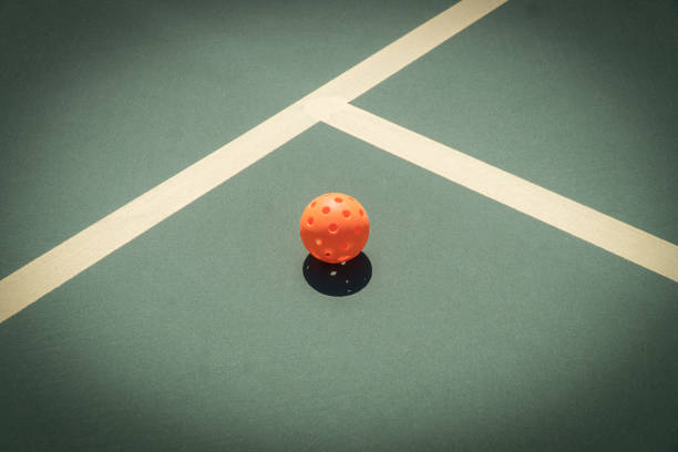 istock Pickleball on court 1018503000