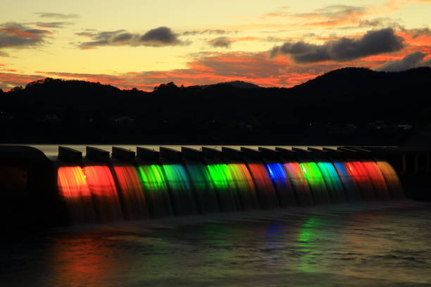 Light up of Kinsuke Lake Otaki