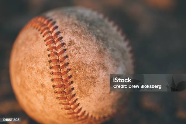 Baseball In The Sunset Stock Photo - Download Image Now - High School Baseball, Baseball - Ball, Baseball - Sport