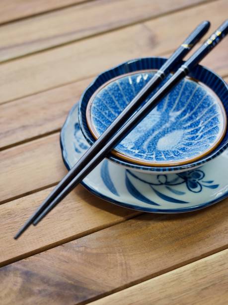 istock Porcelain bowls and chopsticks 1018543410