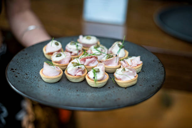 istock Plate full of canapes 1018545978