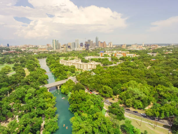 istock Top view Austin downtown from Barton Creek Greenbelt 1018558114