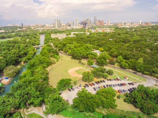 istock Top view Austin downtown from Barton Creek Greenbelt 1018560294