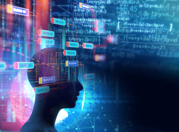 istock silhouette of virtual human on abstract technology illustration 1018560604