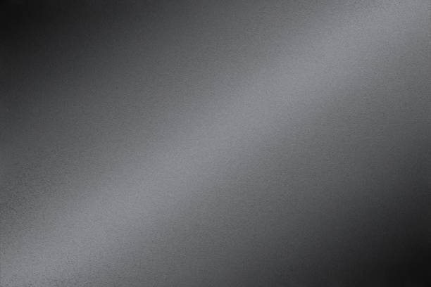 istock Reflection of black steel, texture background 1018563398