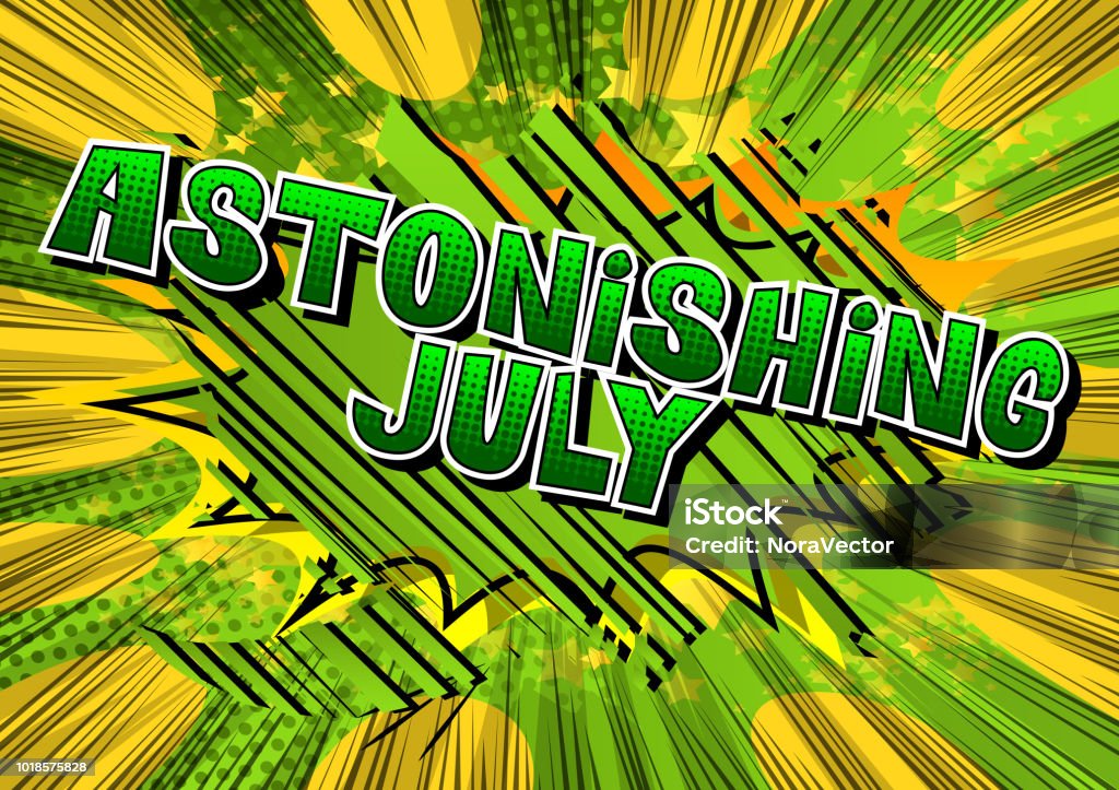 Astonishing July Stock Illustration Download Image Now Abstract