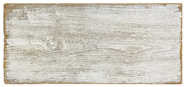Blanco degradado viejo textura fondo de panel de madera, aislado en blanco con trazado de recorte. photo