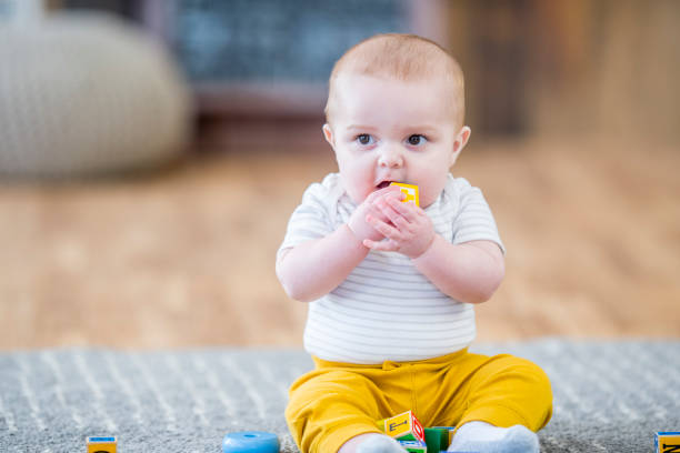 istock Cute baby girl 1018583802