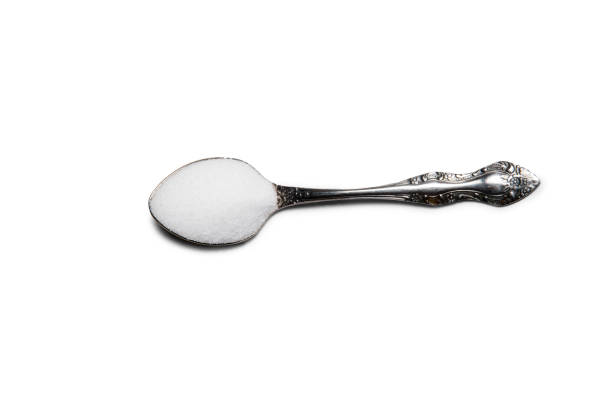 чайная ложка с солью - sugar spoon salt teaspoon стоковые фото и изображения