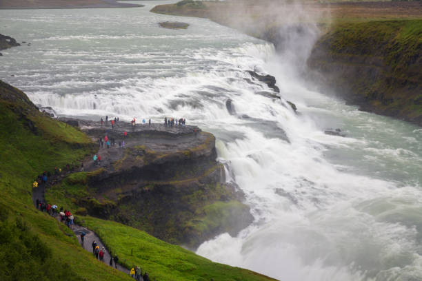 istock View of Gullfoss waterfall ,Iceland summer. 1018631524