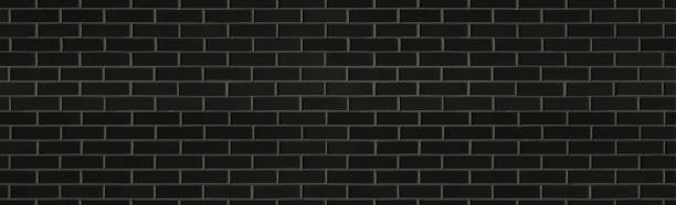 istock Vintage Seamless Black wash brick wall texture for design. Background for your text or image. 1018636776