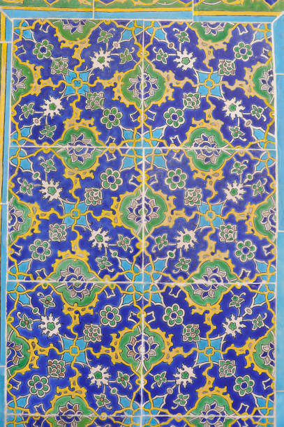 istock Colorful tiles with floral and geometric patterns from Turkey 1018654856