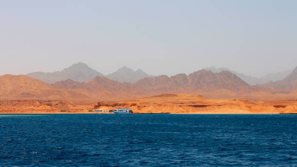 istock White Ship Moving By The Red Sea 1018668946