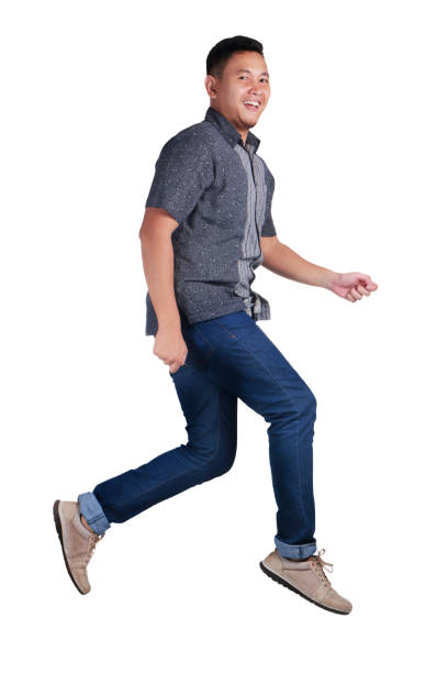 istock Happy Young Man Walking on Air 1018688274