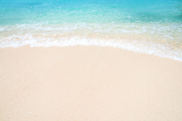 istock Sea Wave And Beach Sand Copy Space Scene 1018688700
