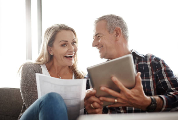 istock Their investment plan finally paid off 1018688744