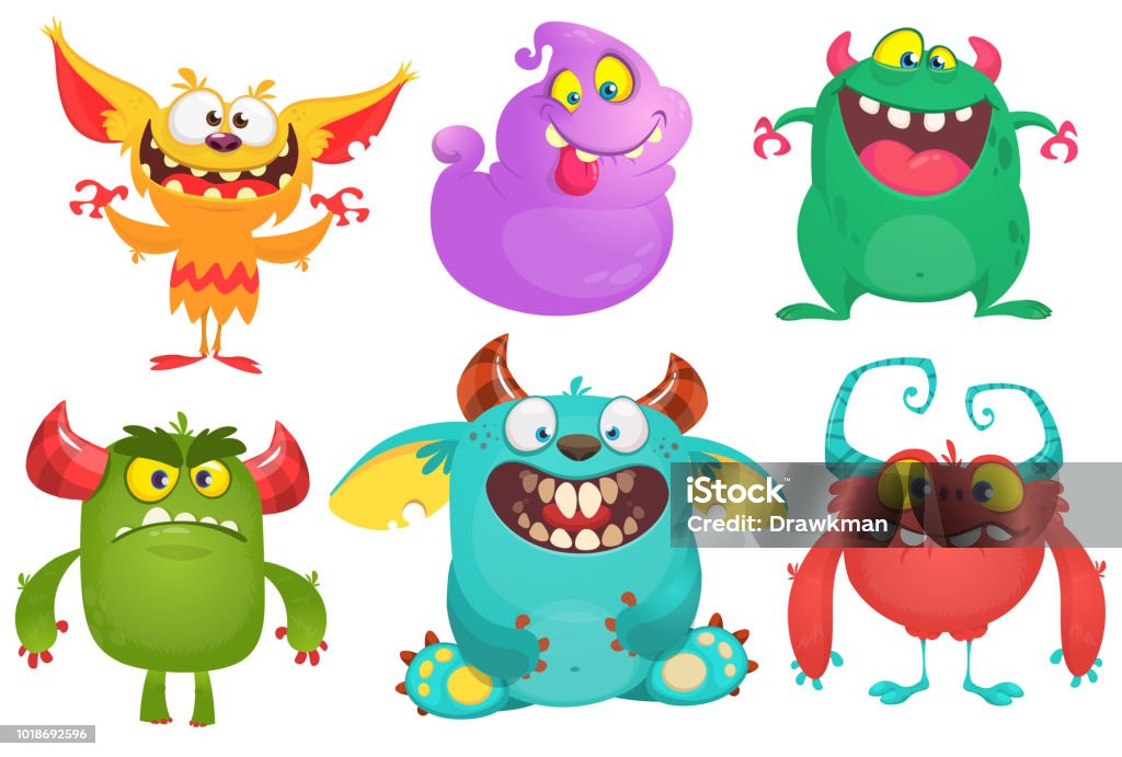 Cartoon Vector Monster Characters Set Halloween Design Various Monsters Illustration Stock Illustration - Download Image Now - iStock Cartoon Vector Monster Characters Set Halloween Design Various Monsters Illustration Stock Illustration - Download Image Now - iStock