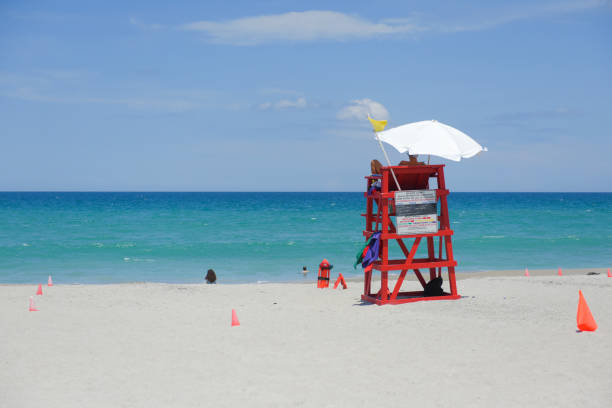 istock Lifegurd chair point on the beach 1018700076