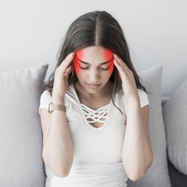 istock Beautiful Sick Girl Suffering From Head Migraine 1018703854