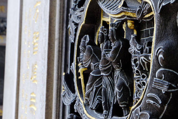 istock Close up statue in Chinese Temple 1018707246