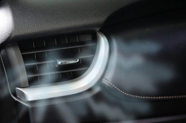 air conditioner - car air conditioner vehicle interior driving imagens e fotografias de stock