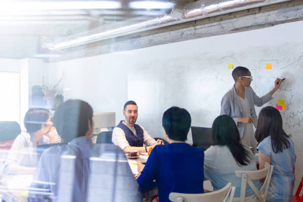 Group of Business People Working on meeting