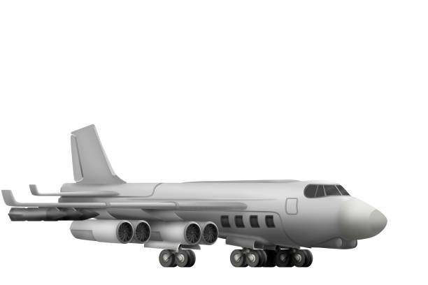 istock bomber with fictional design - isolated object on white background. 3d illustration 1018728324