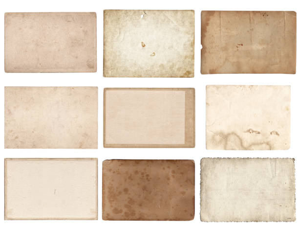 istock Set of various retro old photos isolated 1018742330