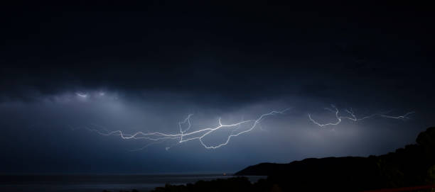 istock stormy night on the sea 1018757674