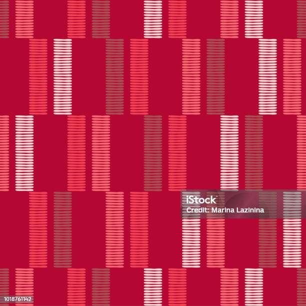 Seamless Abstract Geometric Pattern Mosaic Texture Brushwork Hand ...