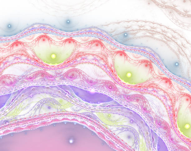 Gem Texture Background. Fractal Art jewelry - abstract computer generated image. Decorative graphic element for backgrounds of mystical and esoteric themes