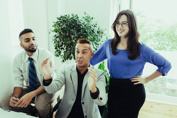 istock Purposeful coworkers imaging new project 1018773132