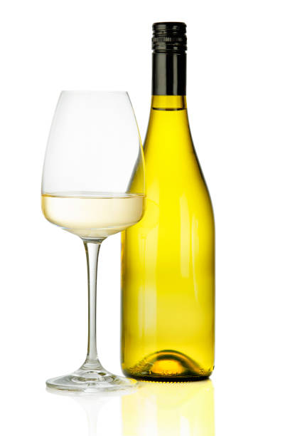 istock A glass of white wine and a bottle. 1018797494