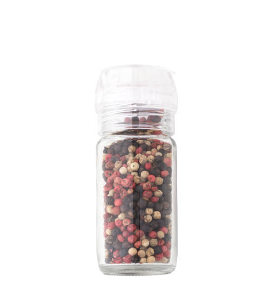istock Bottle glass pepper on isolated white background 1018797916