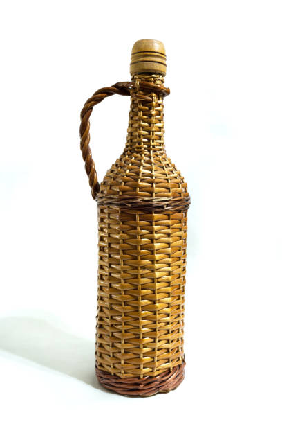 istock Wicker bottle of wine 1018800278