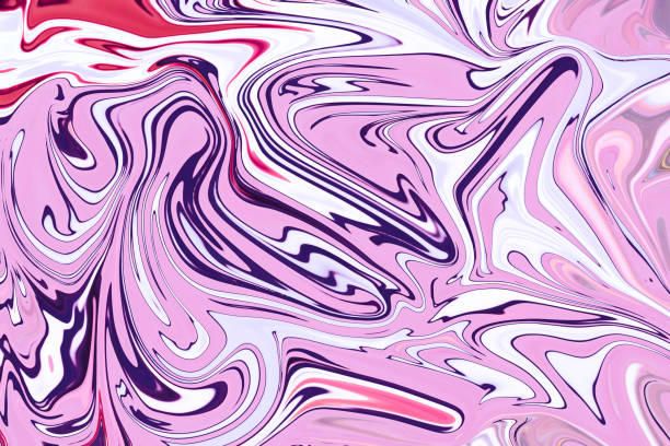 istock Liquid pink and white background. Marble texture seamless background 1018804496
