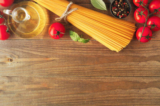 istock italian food background with vine tomatoes 1018805282